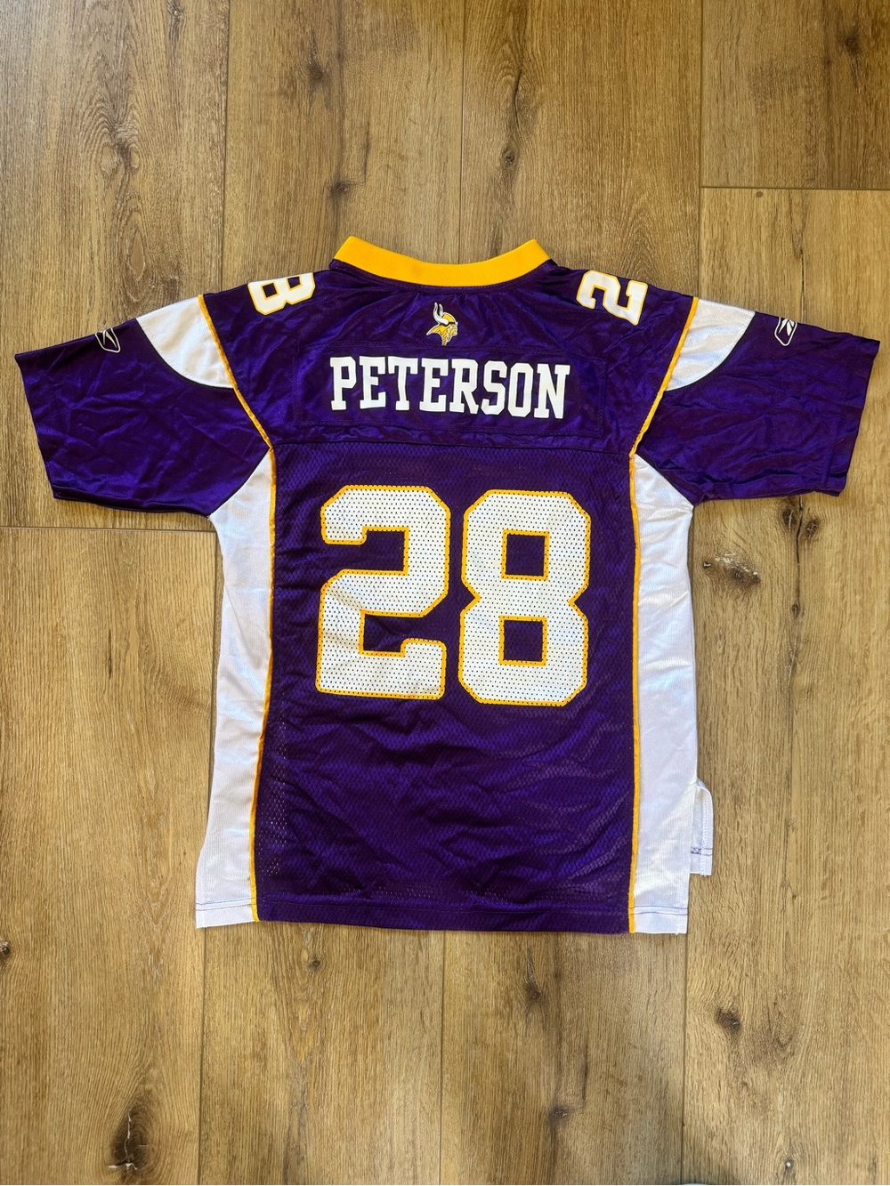 Minnesota Vikings Adrian Peterson Jersey Youth Medium (10/12) Onfield Reebok
